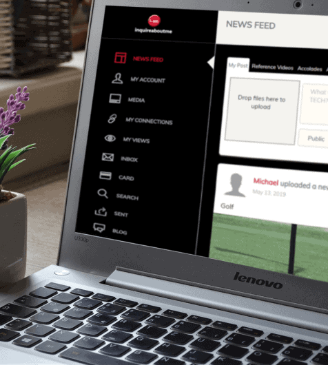 Social media website development