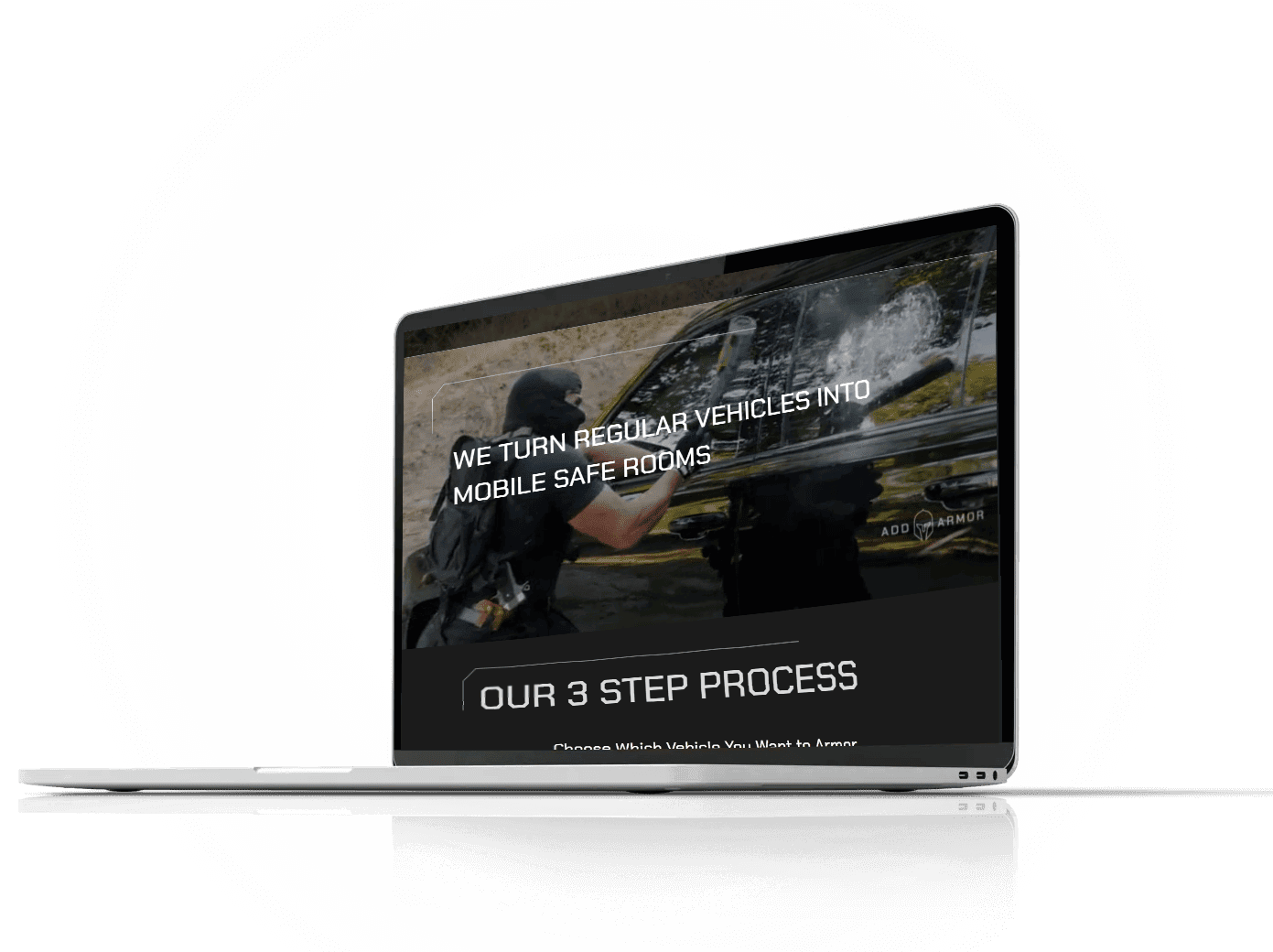 WEB DEVELOPMENT FOR VEHICLE ARMORING COMPANY