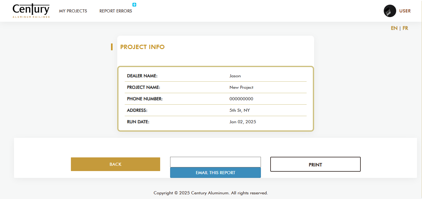 Custom Aluminum Manufacturer Web Application