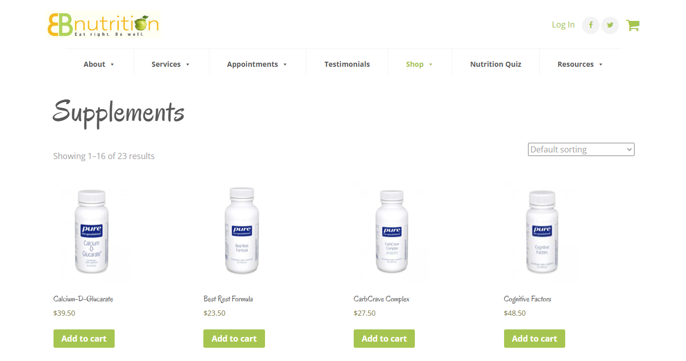 eb nutrition